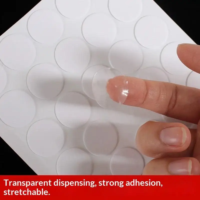 Round 3D Epoxy Resin Adhesive Dots 70Pcs 25MM Crystal Clear Patches for DIY Gift Tag Decor Wedding Invitation Making