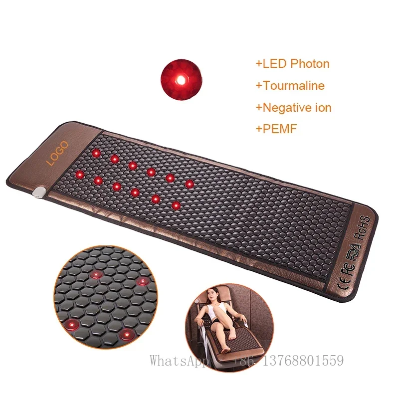 Korea Jade Massage Bed Mattress Health Stone Germanium Infrared Anion Therapy Tourmaline Mattress