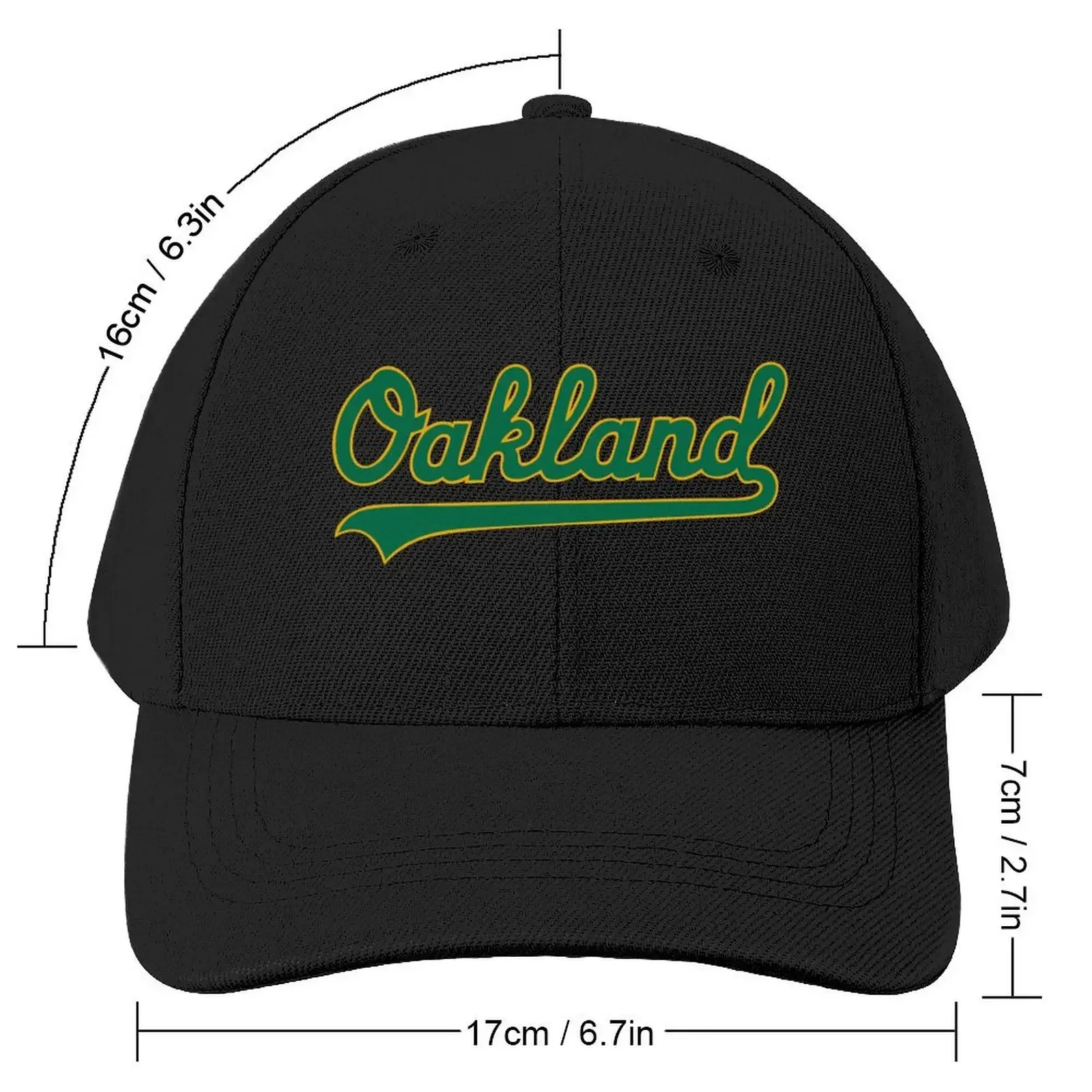 vintage alternate oakland baseball Baseball Cap Trucker Hat Luxury Brand Golf Men Women's