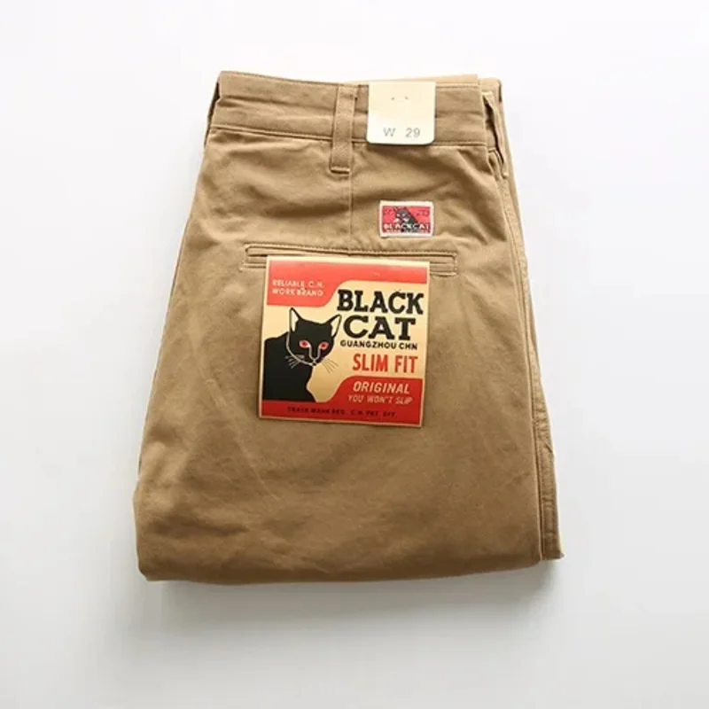 الدب المنزل الوزن الثقيل حك الأمريكية ماركة غير رسمية الرجال الأساسية القطن الرجعية مستقيم الساق تشينو السراويل الشباب الاتجاه Su 2025 جديد