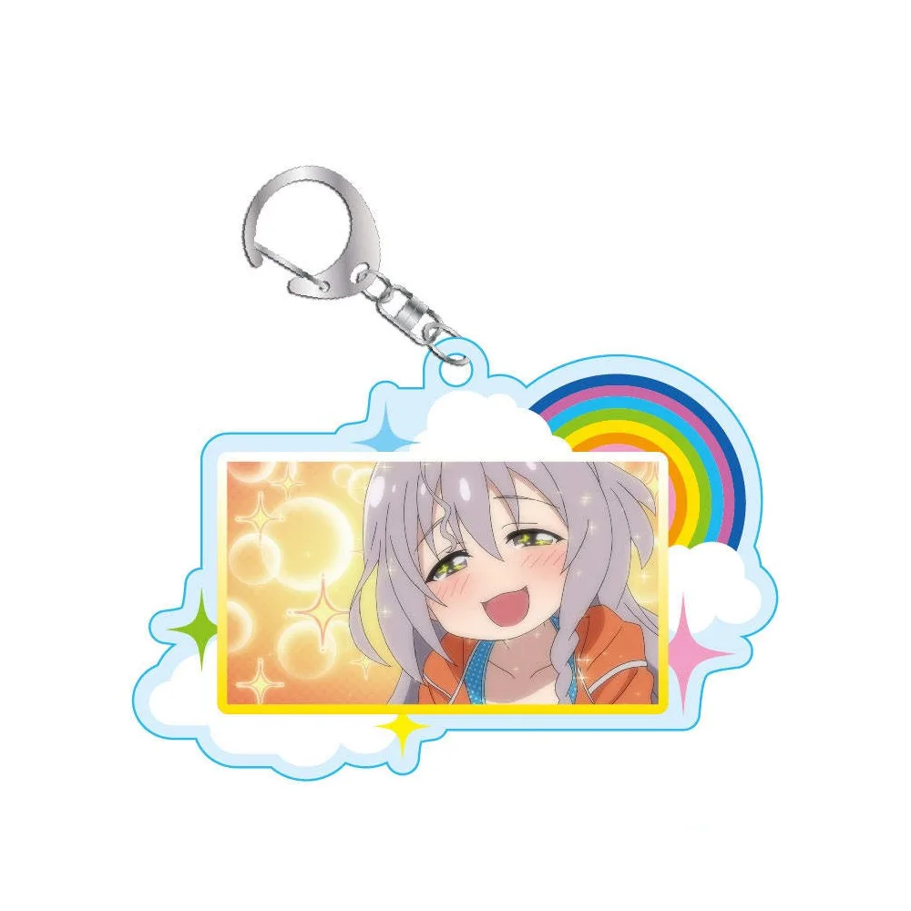 Anime Peripheral Store THE IDOLM@STER Cinderella Girls Uzuki Yumi Momoka Arisu Acrylic Keychain Pendant Ornamen Gifts About 6cm