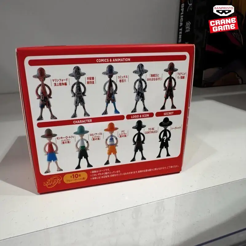 Bandai Namco Banpresto One Piece Monkey D. Luffy Random One Adventure Memory Collector Ornament Anime Figure Model Toy Gift