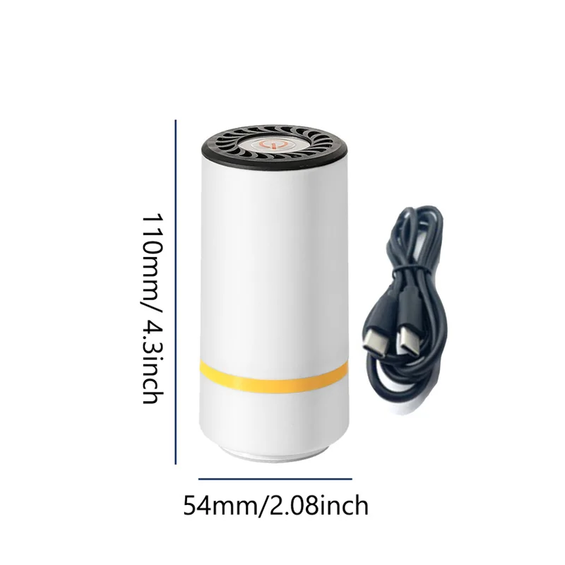 3D Printer Filament Electric Vacuum Pump USB Rechargeable 3D Printing Material Sealer Pump for 3D Printer Filament Vacuum Storag
