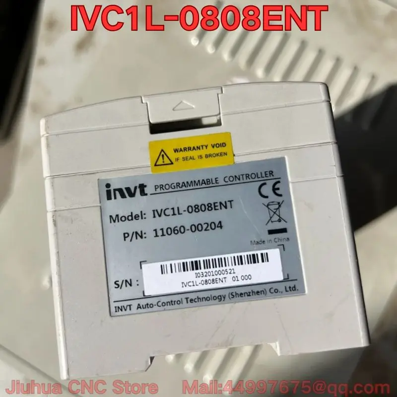 Second-hand IVC1L-0808ENT PLC controller functional test is normal Latest prices for August 2026