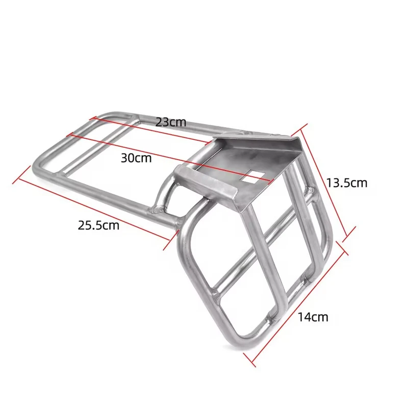 Chooee rack de bolsa frontal de liga de titânio para bicicletas Brompton, rack de bagagem dianteiro de bicicleta leve, acessório de bicicleta dobrável