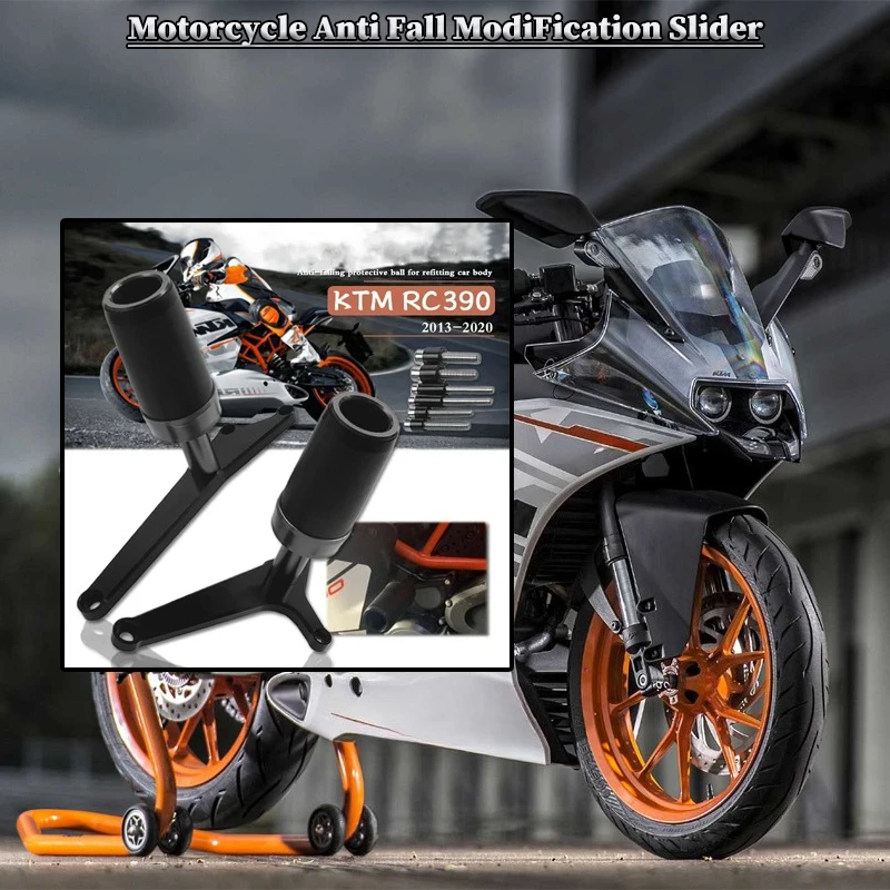 

Для KTM RC 390 RC390 2014-2020 2019 2018 2017 2016 мотоциклетная рамка для защиты от падения, слайдер, обтекатель, защита от ударов