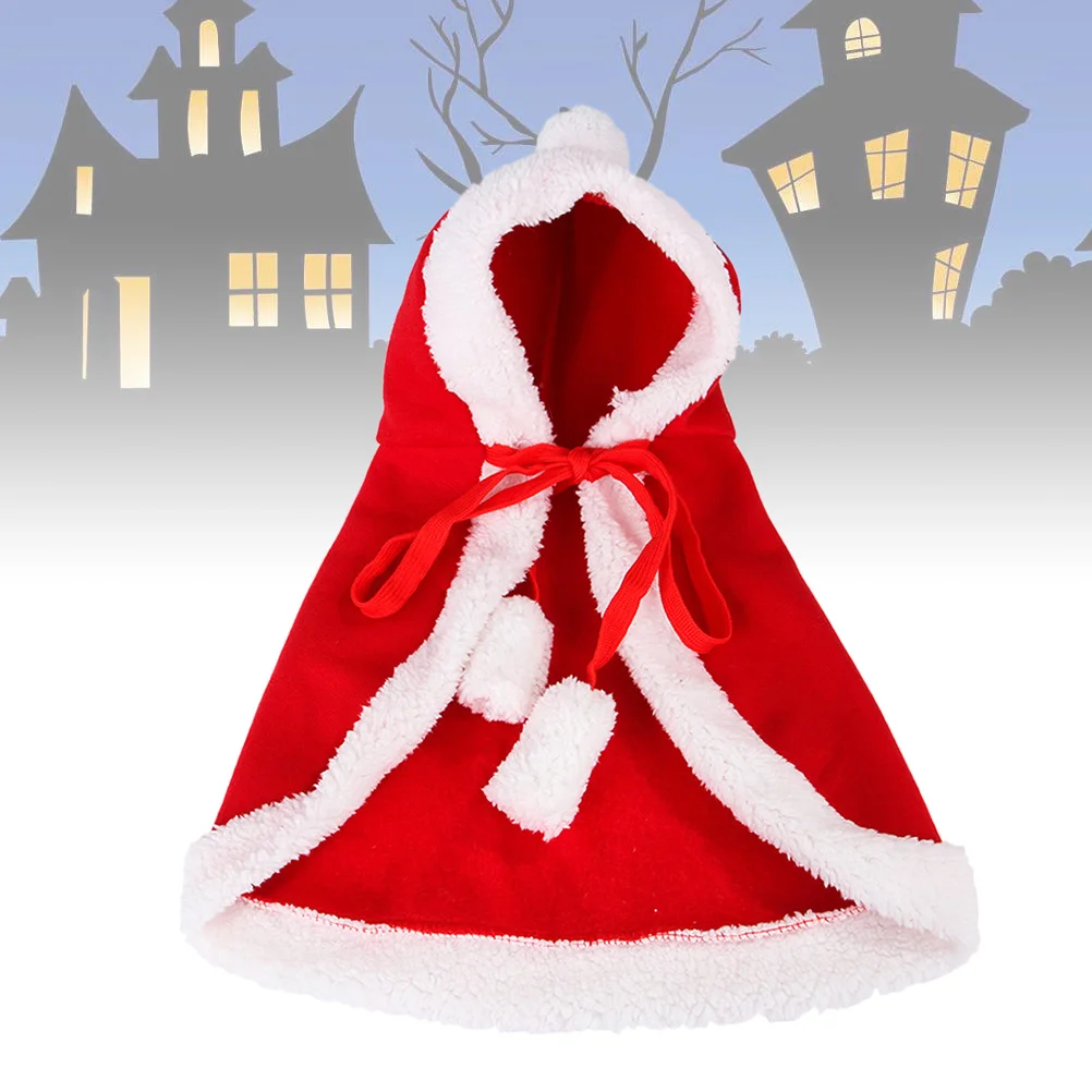 الحيوانات الأليفة عيد الميلاد الكلب كيب حجم M تأثيري حلي ملابس مريحة حفلة صور اكسسوارات الحيوانات الأليفة عيد الميلاد زي