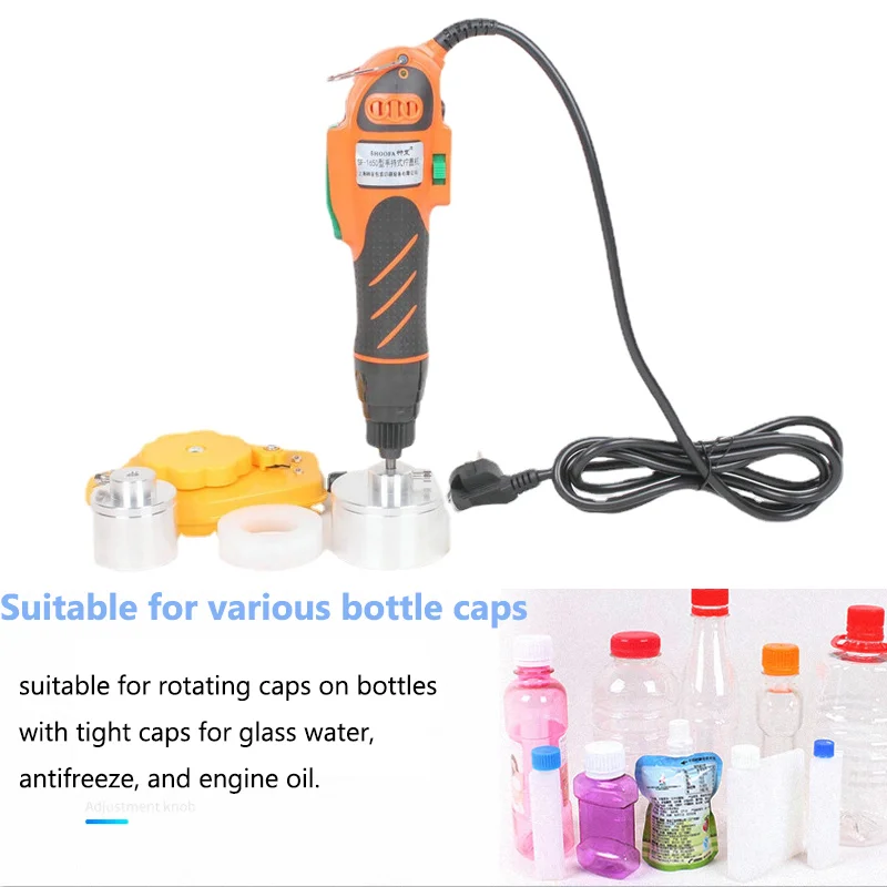 120W Pneumatic Bottle Capping Machine Hand Held Screwing Capper Manual Driver Cover Screwer Tools Manual Screw Capper Sealer