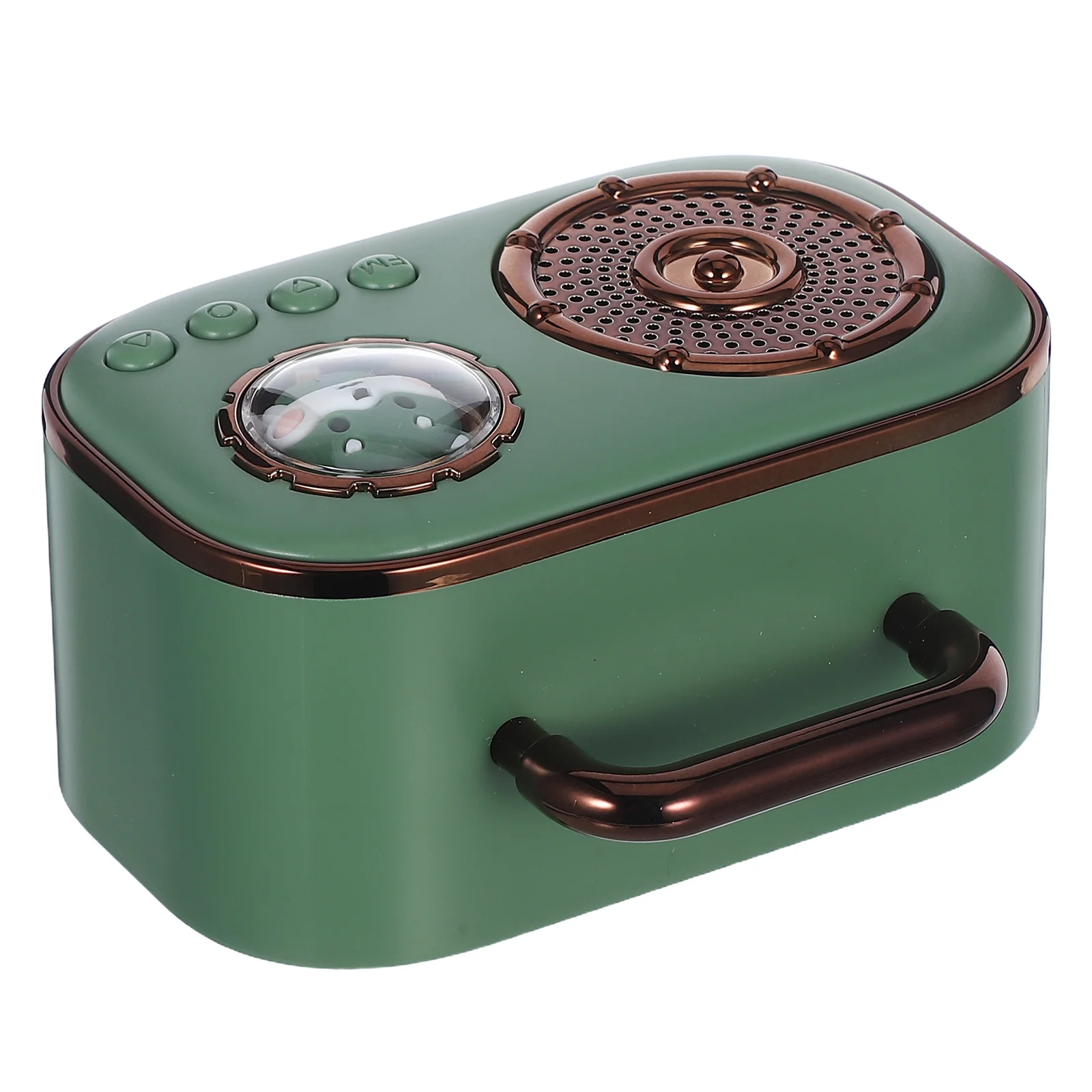 

Space Capsule Speaker Green: 360° Surround Sound Mini Portable Wireless Stereo Speaker For Bedroom Office Outdoor