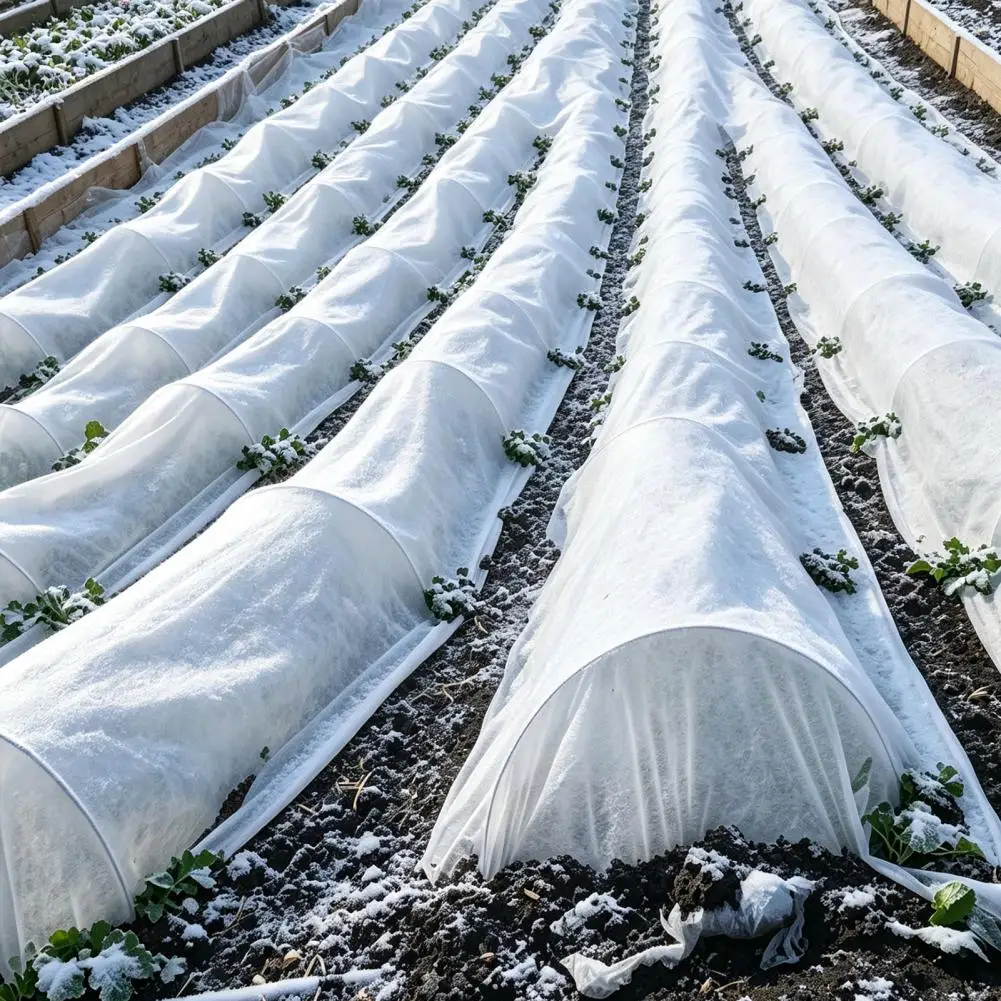 Plant Frost Protection Cover Reusable Orchard Heat Insulation Floating Row Cover Garden Plants Frost Protection for Seedlings