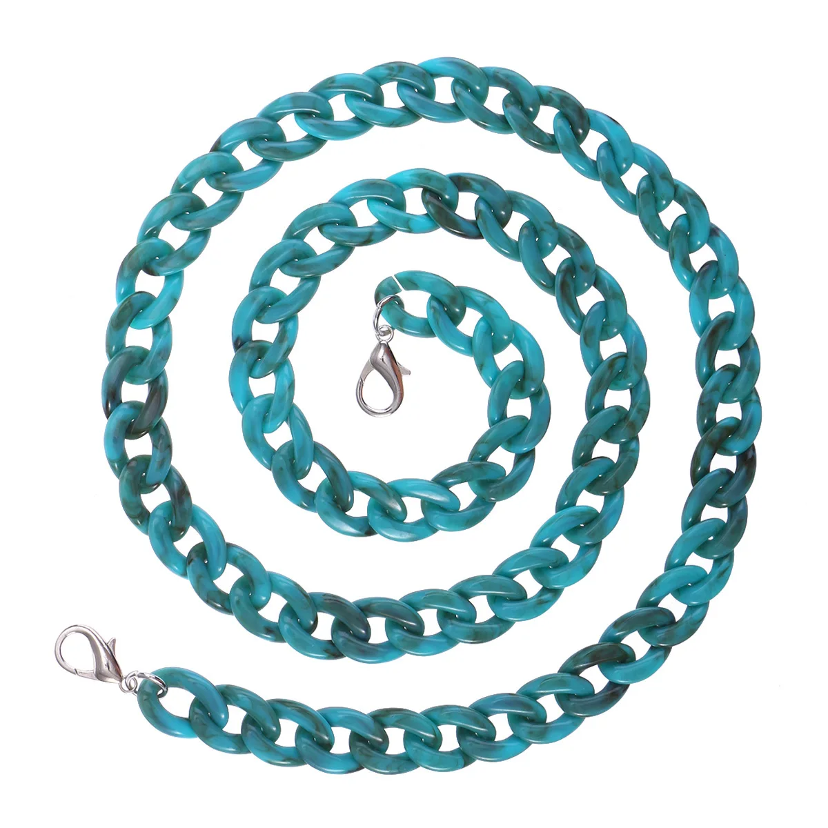 

120 Cm Purse Straps Ladies Bag Chain Replacement Turquoise Extender Decoration for