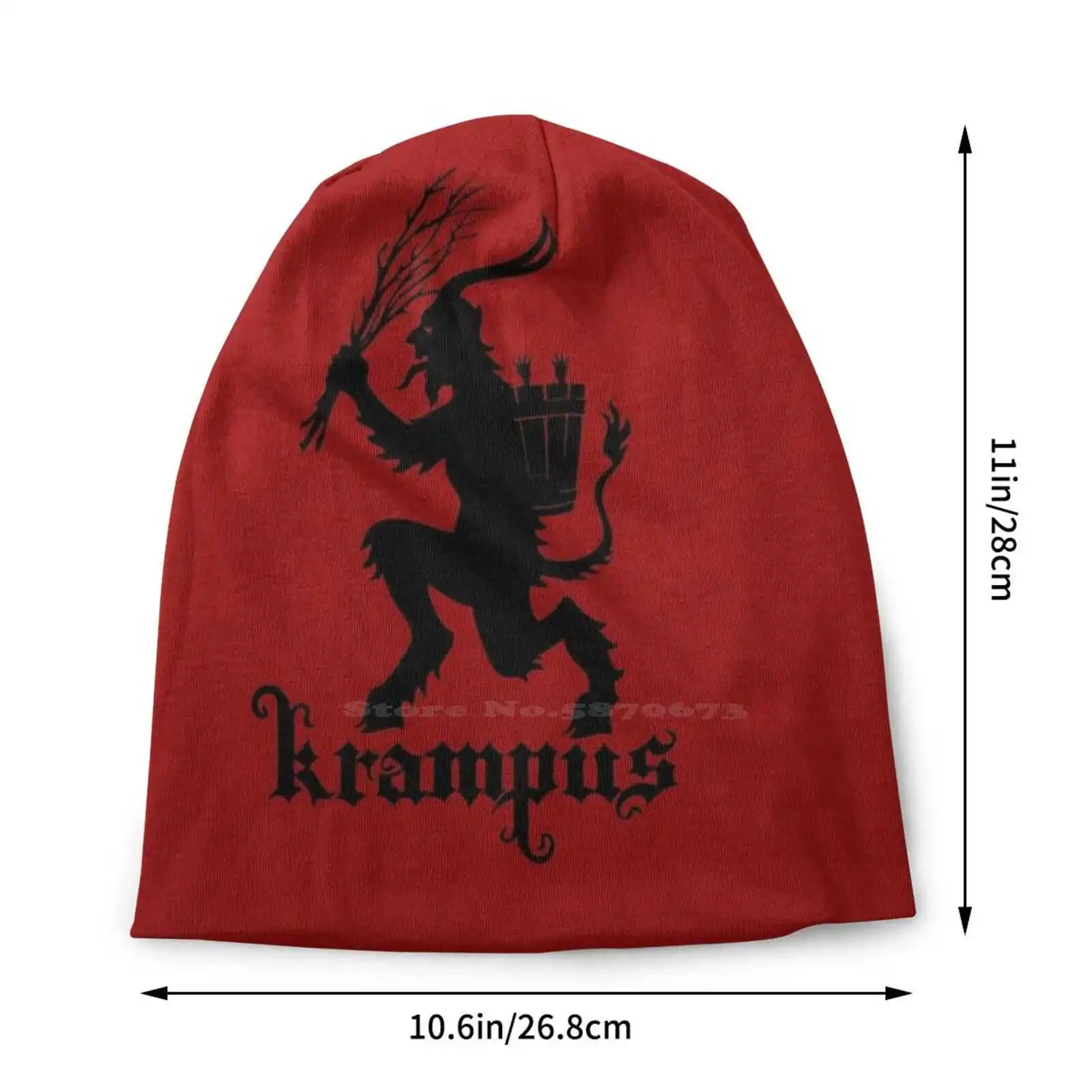 Devil Crhistmas Kamprus Knitted Hat Warm Beanie Outdoor Caps Merry Krampus Grub Vom Krampus Greetings From Krampus Satan