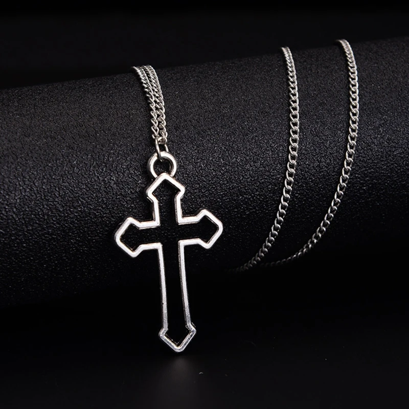 Hollow For Pendant Necklace Thin Chain Punk Hiphop Necklace Simple Pendant For Men Boys Women Easter Gift Pr