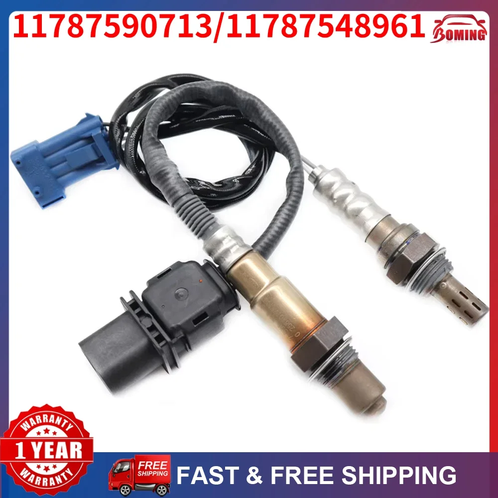 2PCS Car Lambda Sensor 234-4488 11787590713 O2 Oxygen For Mini Cooper 1.6L 2007-2010 Upstream&Downstream  234-5135  11787548961