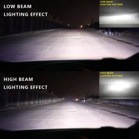 Nighteye LED фары H4 H7 H8 H9 H11 8000LM 50W 6500K — фото устройства