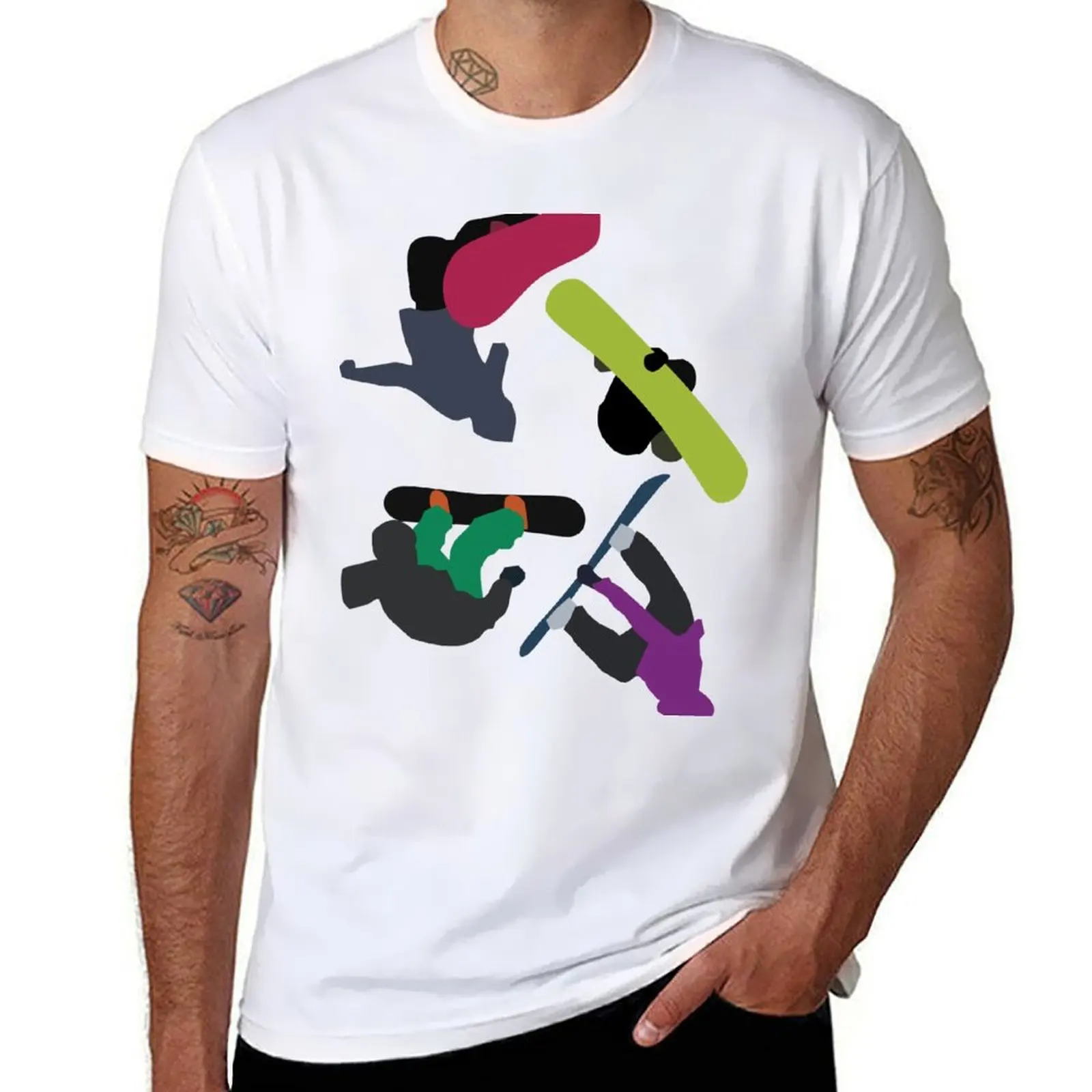 

SNOWBOARD T-Shirt funny t shirts man anime t shirts oversize T-Shirt