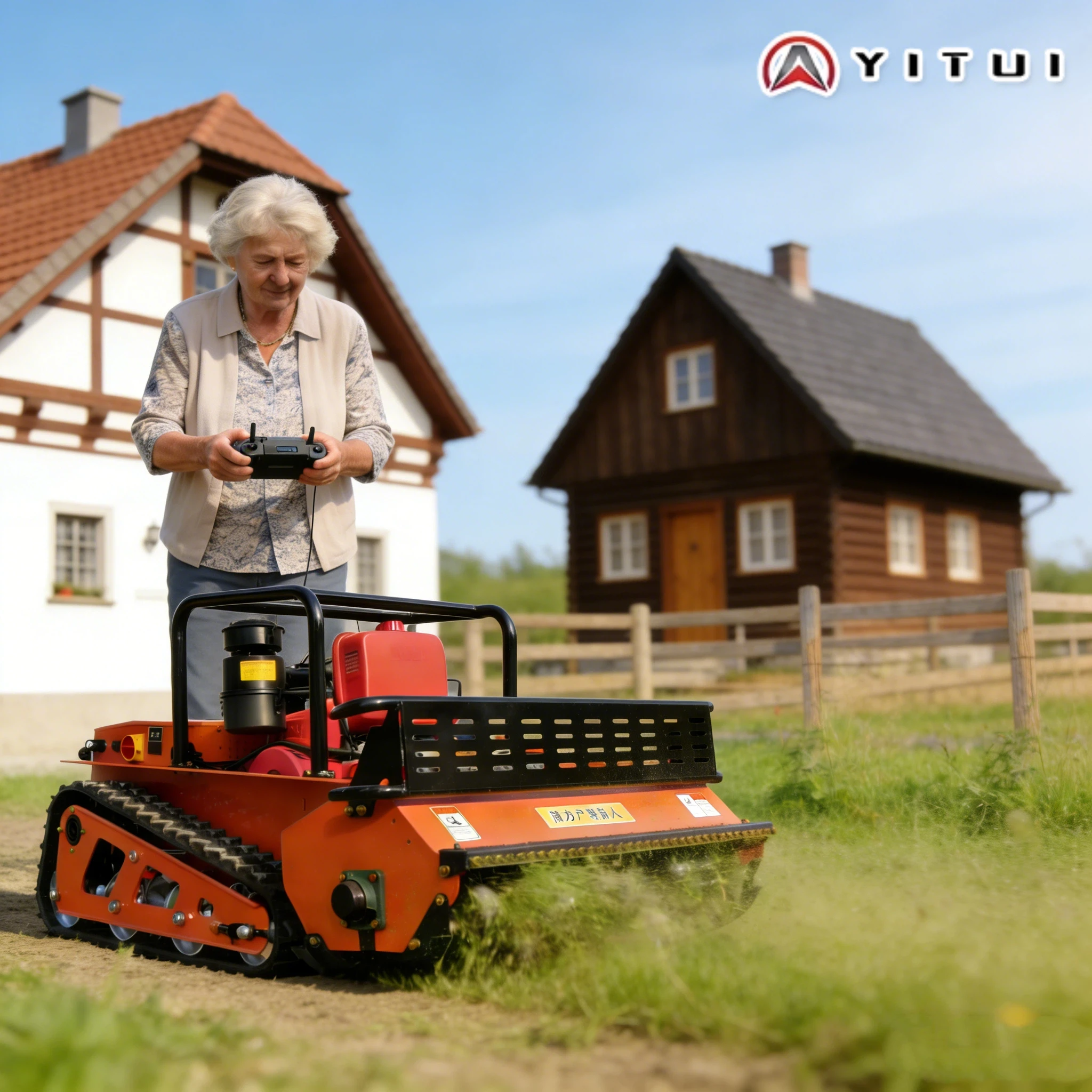 Customized Diesel Lawn Mower High Efficiency Low Fuel Consumption Strong Power CE EPA Certified