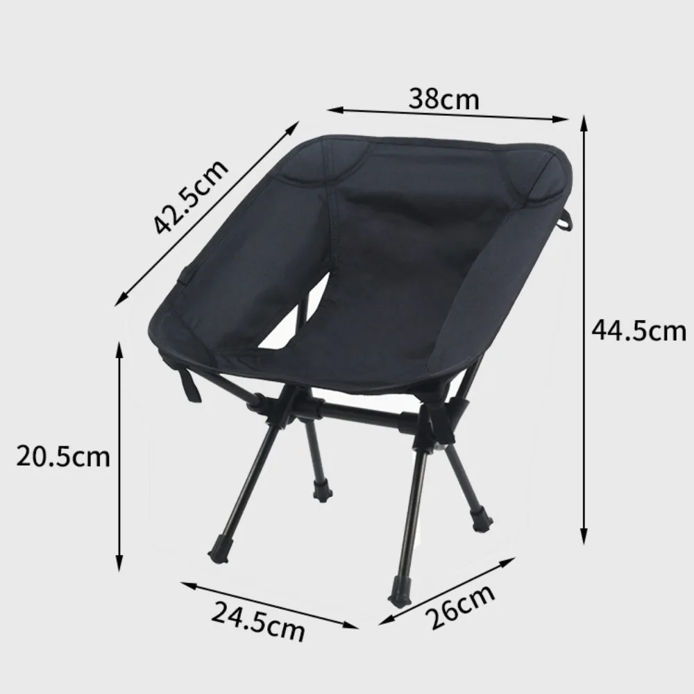 Outdoor Moon Chair Camping Camping Folding Chair Portable Lazy Back Chair Light Aluminum Folding Chair