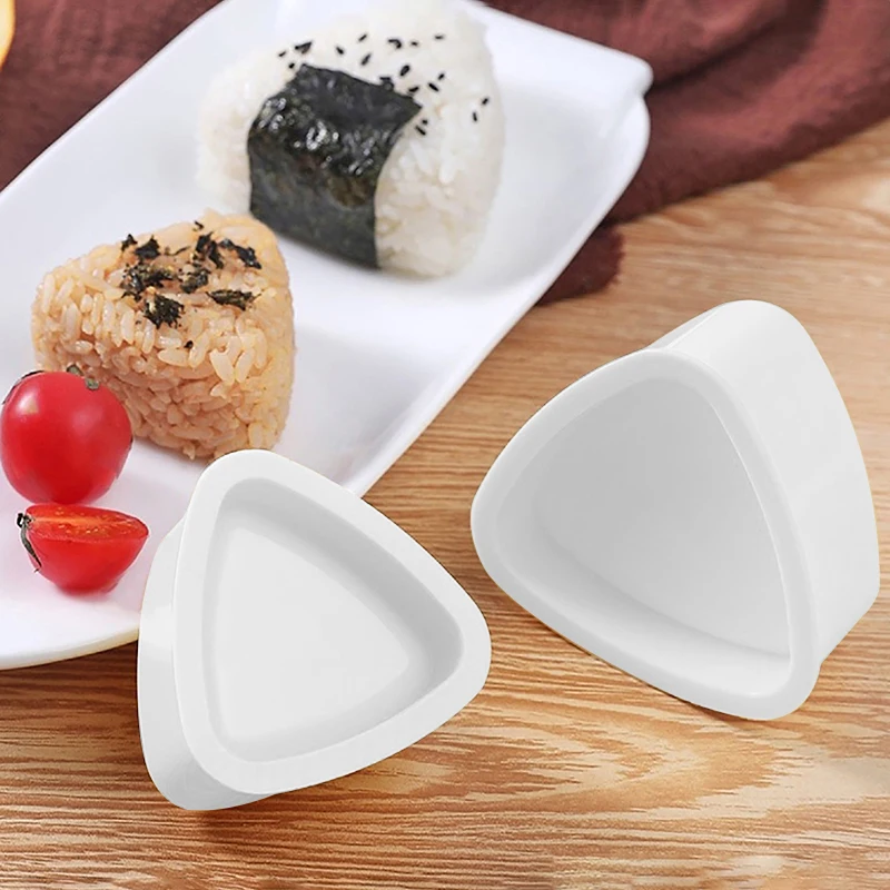 Triangular Sushi Maker Mold Set, Rice Ball, Food Grade, Bento Kitchen Gadget, Food Grade