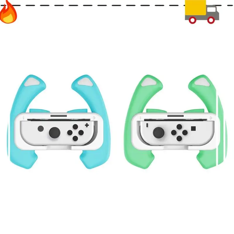 Left And Right Handle 2Pcs/Set Steering Wheel Grip Fit For Switch OLED Small Handle Set A