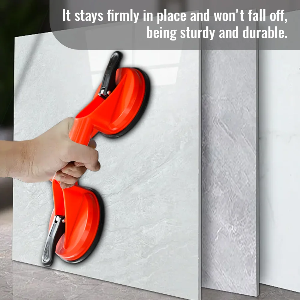 Glass Lifting Suction Cups Heavy Duty Vacuum ABS Handle Holder for Lift Floor Tile Auto Car Windshield Repair Hand Tools