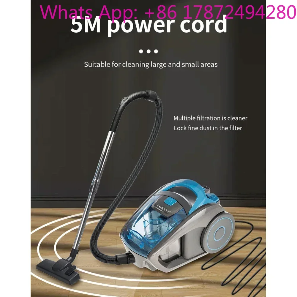 Portable Wired Electric Dust Cleaning Machine 1500ML 2500W Powerful Vacuum Sweeper Home Use Bed Sofa Carpet