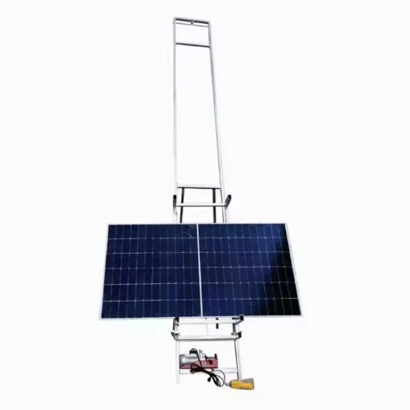 5M Elevator for Roofing Novel Photovoltaic Panel Lift Electric Glass Elevator Self Lifting Equipment Installation Install Lift