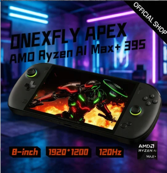 

OneXPlayer 395 AMD 16C/32T, 8 Inch 120Hz Ultimate Power apex onexfly