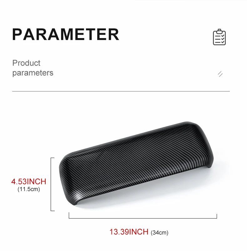 Auto-Mittelkonsolen-Organizer Armlehnenbox-Verkleidungsabdeckung für MINI COOPER S F66 F65 F67 ABS Auto-Innenzubehör – Detail 13