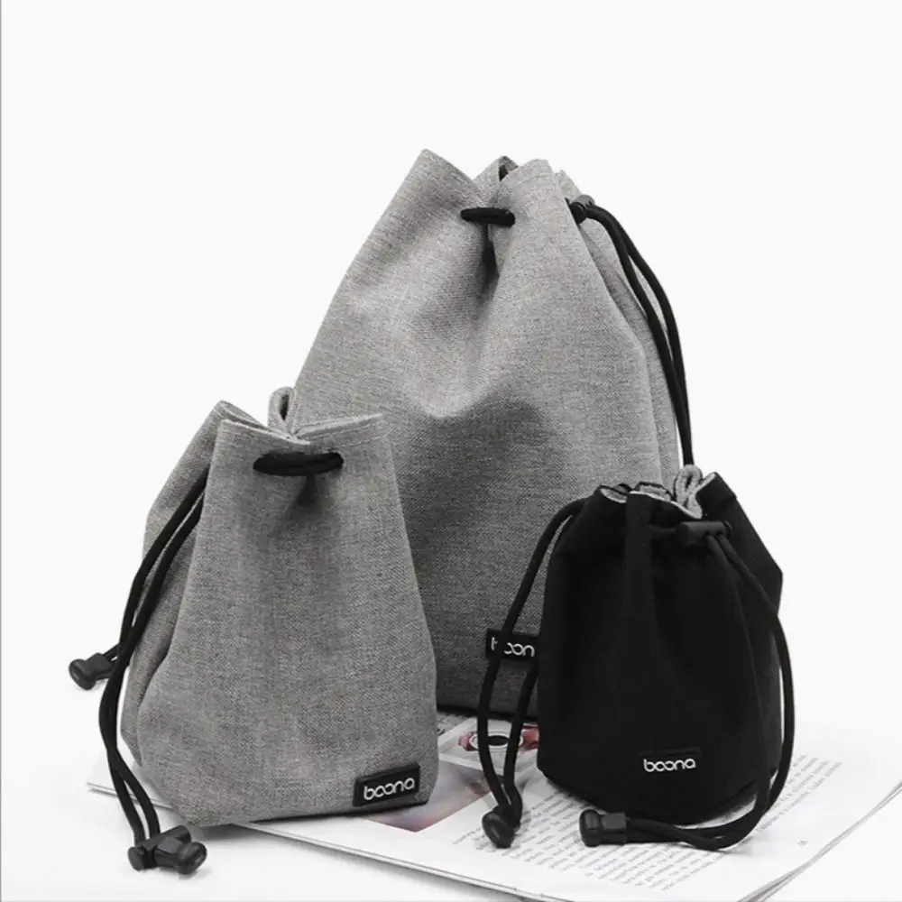 

Adjustable Strap Camera Storage Bag Inner Bag Dustproof Lens Protective Case Handbag Waterproof DSLR Drawstring Bag Gadget