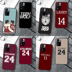 Teen Wolf Stilinski 24 McCALL 11 Case For Xiaomi Redmi Note 12 11 10 9 8 Pro Note 12S 11S 10S 9S Cover For Redmi 9 10 12 C