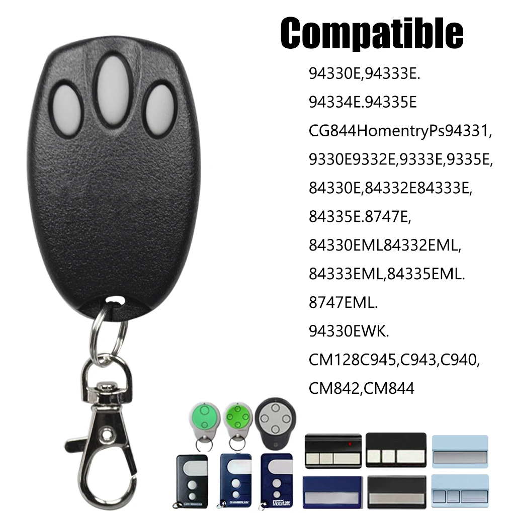 Controle Remoto Dinâmico 433.92MHz MERLIN C945 C943 C940 C840 1A5639-7 para Portão de Garagem e Barreira - Chaveiro