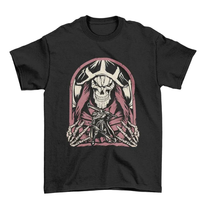 Overlord Ainz Ooal Gown Anime Graphic T-Shirt Cotton Men Women Streetwear Tee