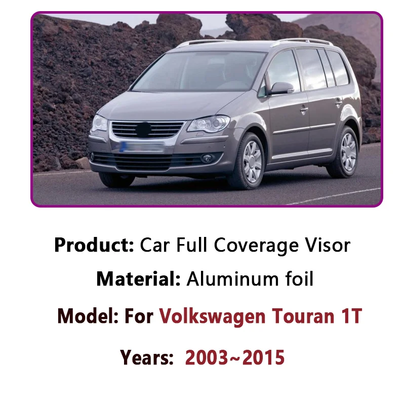 For Volkswagen VW Touran 1T 2003-2015 2010 Car Sunshade Window UV Protection Curtain Reflector Shade Visor Tools Car Accessories - view 2
