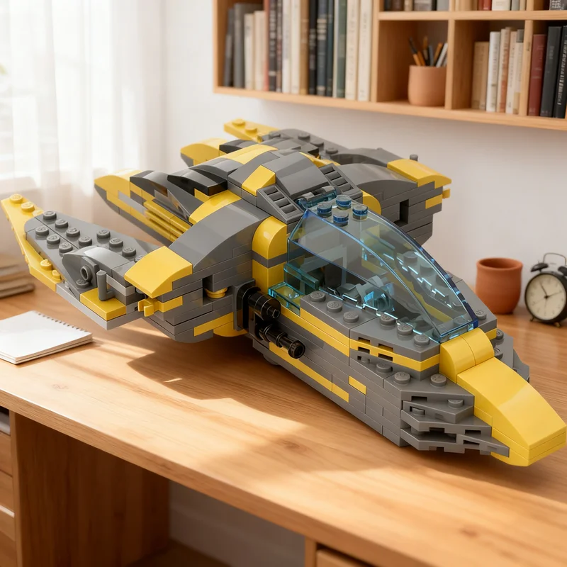 

290pcs MOC Star Battle Hutt Cartel VT Shockfly Starfighter Model Building Blocks Toy Architecture Christmas Gifts Brick