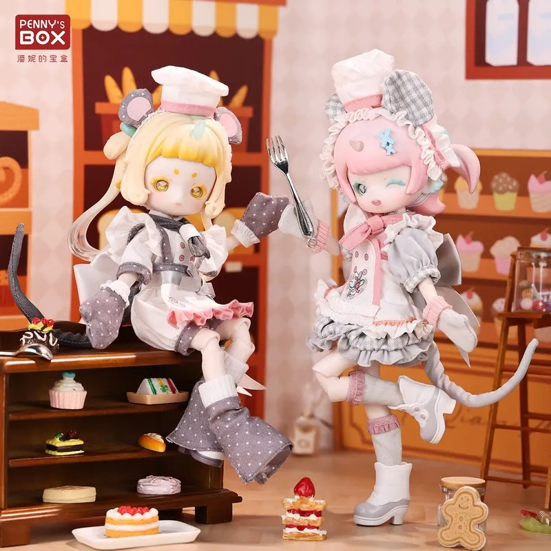 Penny'S Wardrobe Mouse Chef Mouse Chef 8 Points Bjd Baby Clothes Complete Set Mobile Doll  Replace Doll Clothes Accessories