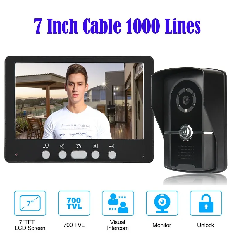 Video Doorbell Video Intercom Home Visual Intelligent Monitoring High Definition Waterproof Visual Access Control System