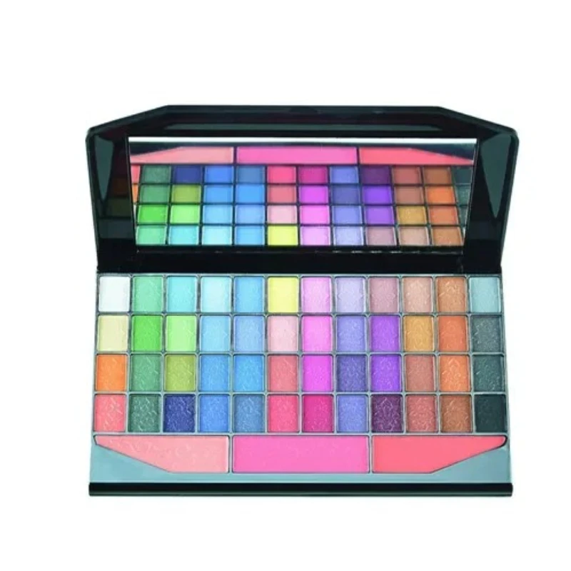 ชุดเครื่องสำอาง 61 สี อายแชโดว์เนื้อชิมเมอร์ พาเลทอายแชโดว์ 3 สี บลัชออน 6 สี ลิปกลอส 4 สี แป้งแต่งหน้า 4 สี