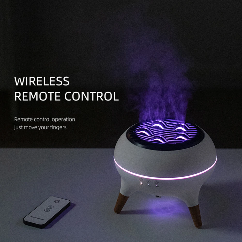 Dynamic Pickup Jellyfish Humidifiers with Colourful Gradient LED Night Lights Remote Control Essential Oil Aromatherapy Diffuser