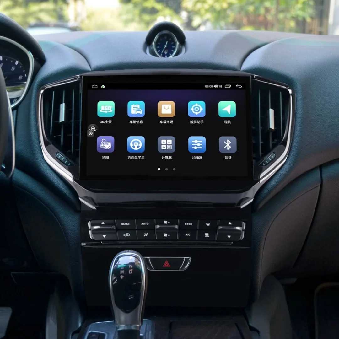 Android 13 For Maserati Ghibli 2013-2016 Car Navigation Stereo Radio Multimedia Video Player Touch Screen Head Unit CarPlay