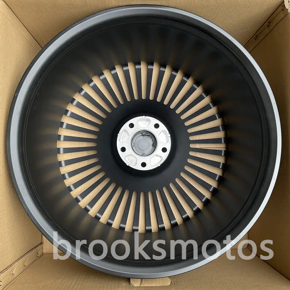 24" NEW MULT SPOKE BLACK FORGED WHEELS RIMS FITS FOR ROLLS ROYCE CULLINAN 24X10