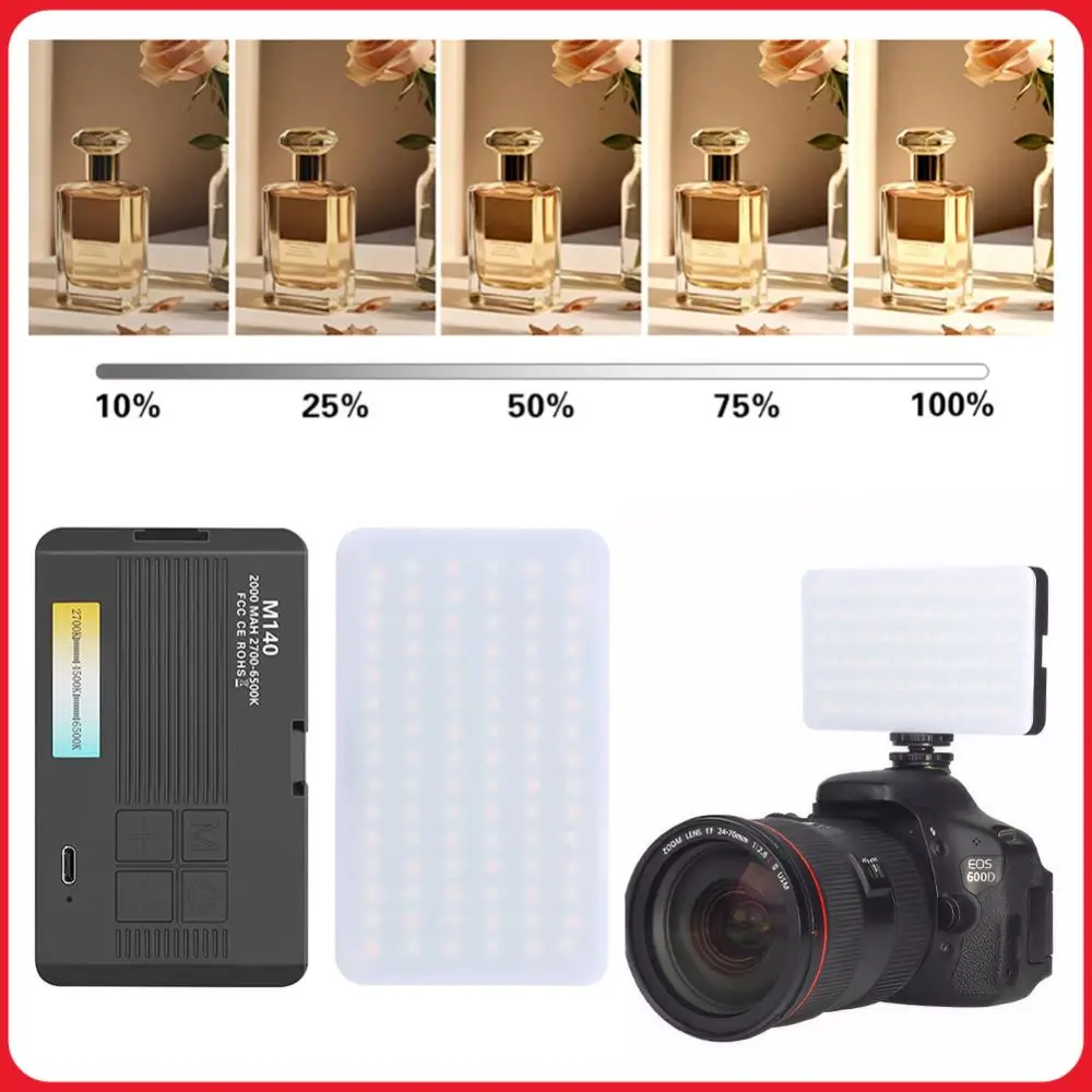 

Светодиодный светильник для камеры 2700-6500K, портативная световая панель для фотосъемки и видеоблогинга