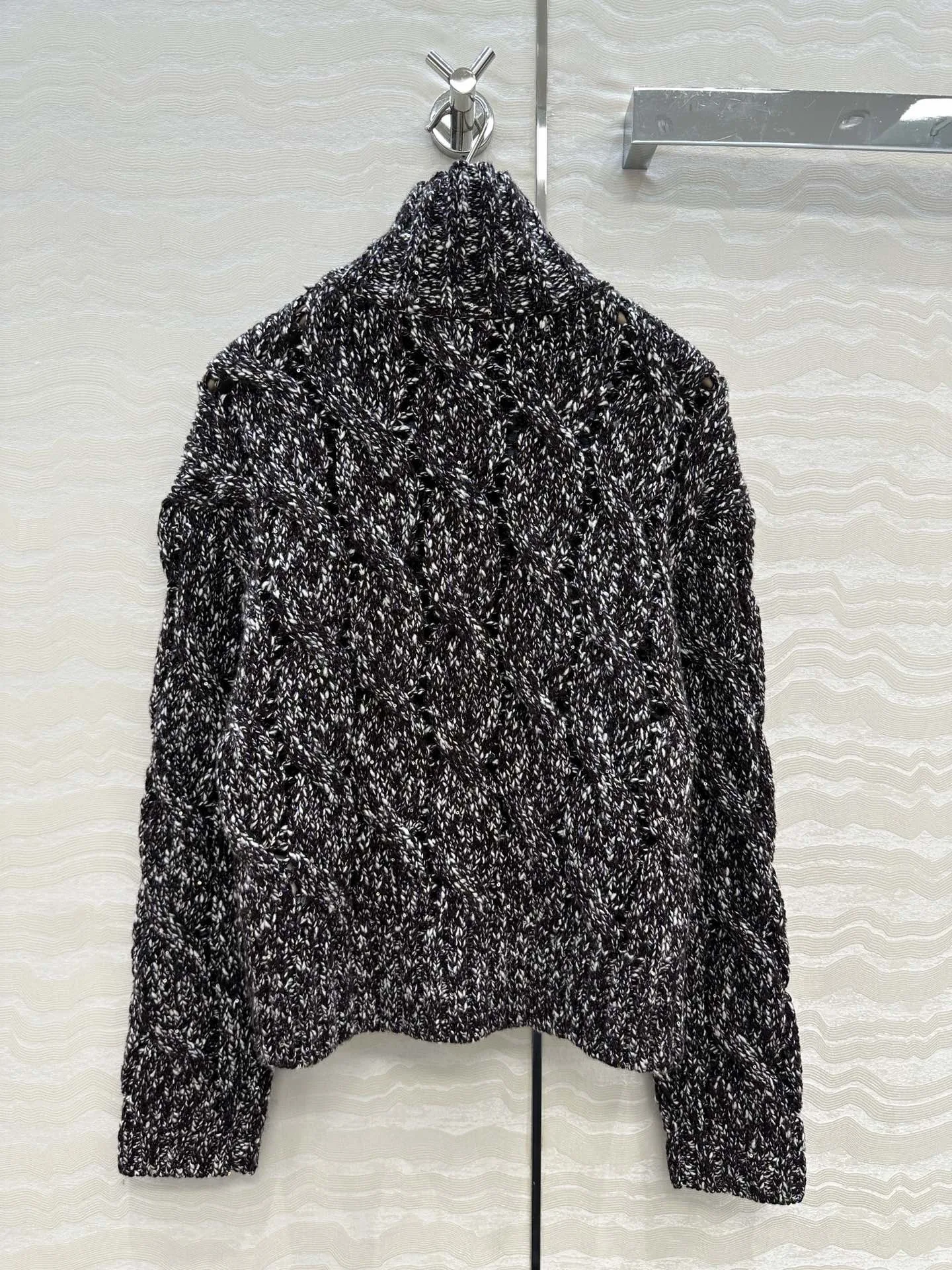   Ropa de abrigo de punto italiana Sle Camere para mujer, abrigo informal largo con cierre de cremallera, abrigo de Color suave y cálido