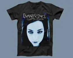 Vintage Evanescence Fallen Heavy Cotton Black All Size Unisex Tee Shirt D560