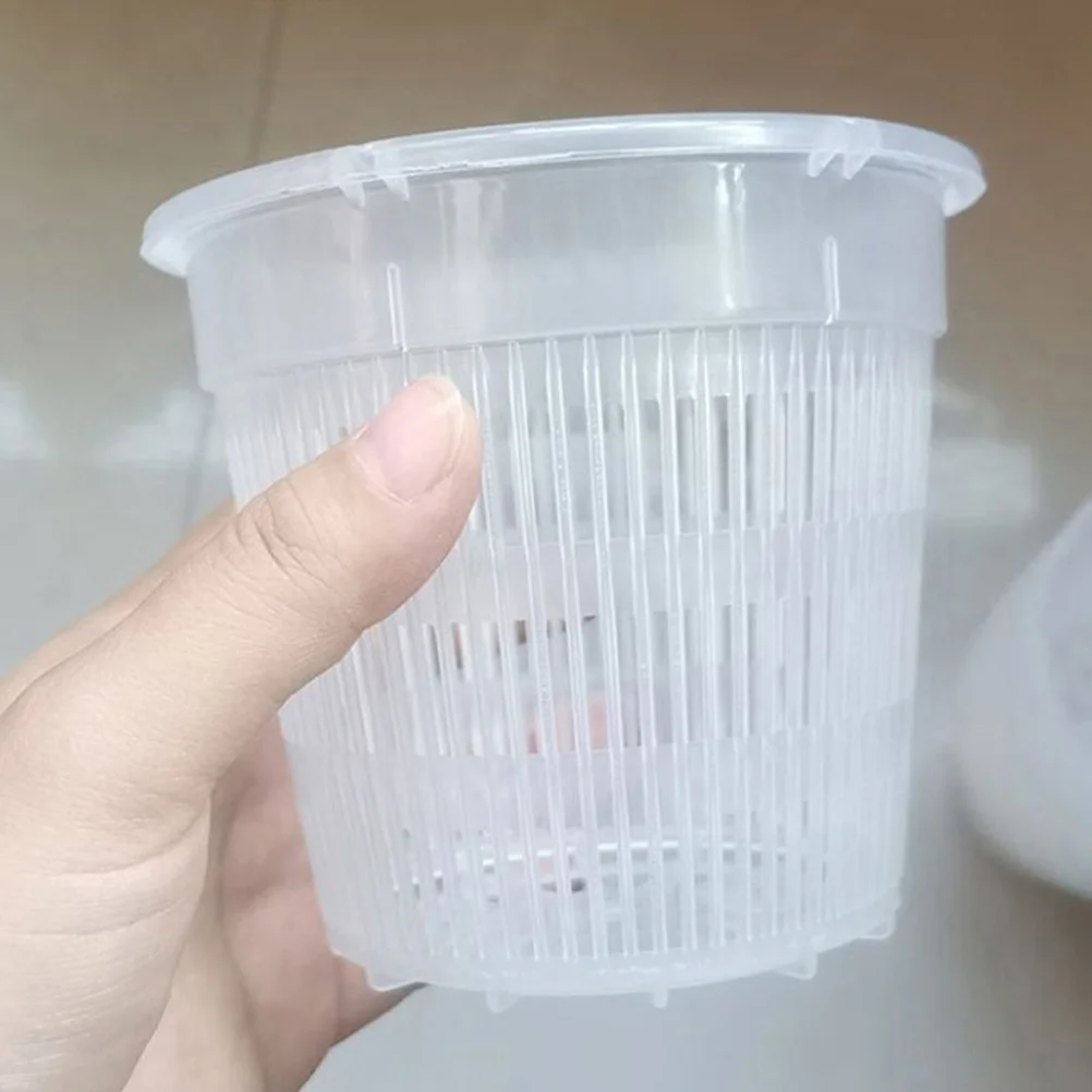 

3 Pcs Root Control Pots Flower Planters Officinale Outdoor Pp Clear Nursery