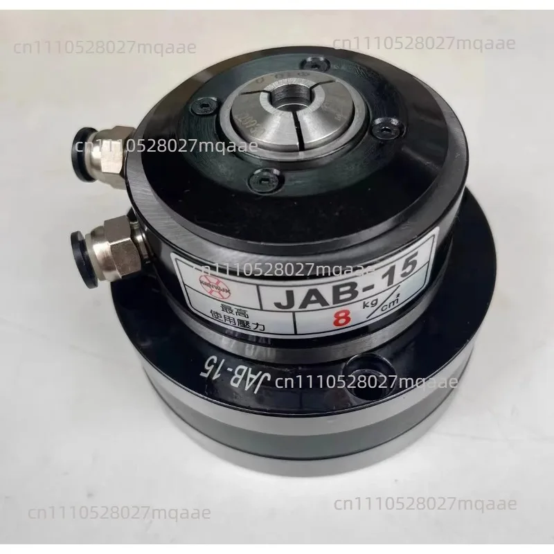 Front rotary air pressure high-speed hollow chuck, support outer clip collet pneumatic chuck JAB-15 hydraulic chuck