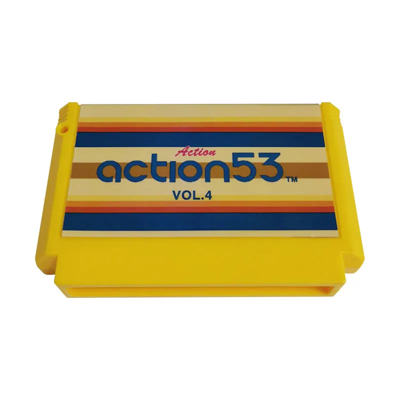 Akcja 53 tom 4 (hack) rodzina komputera FC Famicom gry NES kaseta 60 Pin Retro konsola