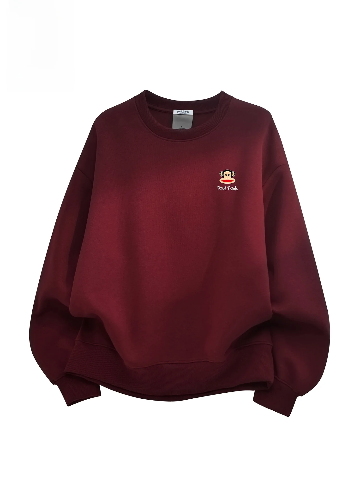 

Мужской свитшот Paul Frank Spring Luy Year Red с круглым вырезом, повседневный, свободного кроя, из смесового хлопка и полиэстера, удобный, с длинными рукавами