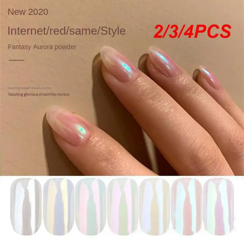 2/3/4PCS Nail Powde Suitable For Various Occasions Fine And Smooth Armor Oil Pigment Decoration Nail Shine Powder