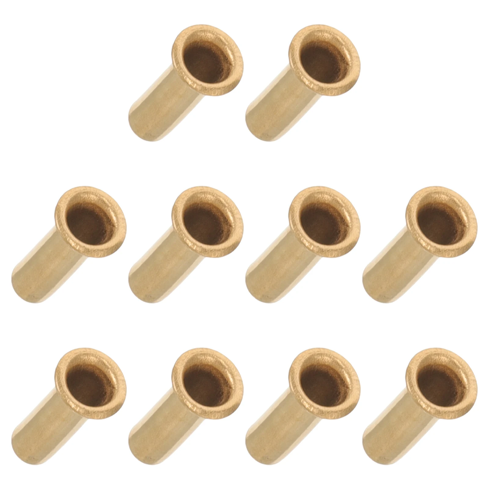 

10pcs Compression Fittings Copper Ferrules Oil Lines Inserts Fuel Tubing Adapters High-Pressure Hydraulic Pneumatic Systems